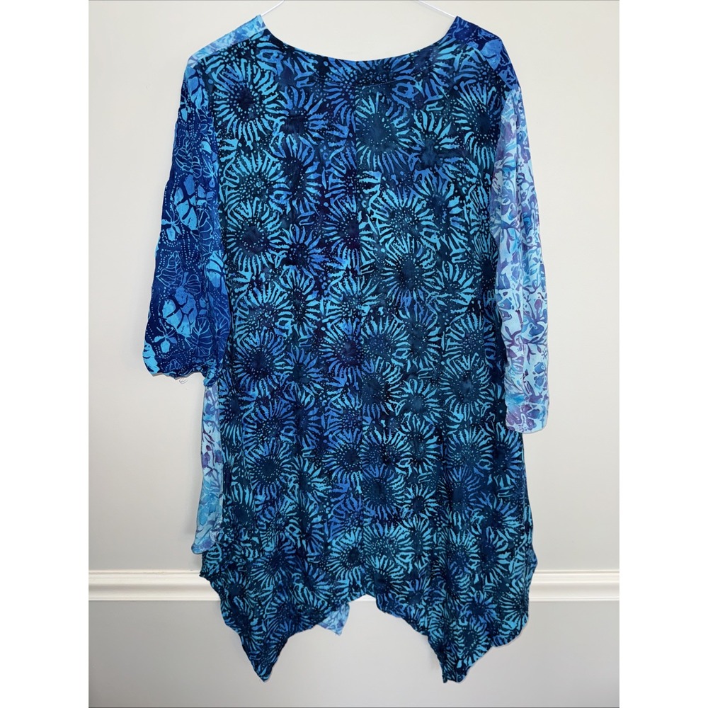 MEXICALI BLUES SHARKBITE KNEE LENGTH TUNIC/DRESS LONG SLEEVE 100% Cotton Sz XL - Picture 6 of 6